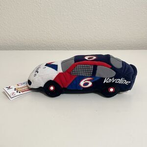 Vintage Nascar Beanie Racers Plush Car #6 Mark Martin Valvoline 1998 w/ TAG